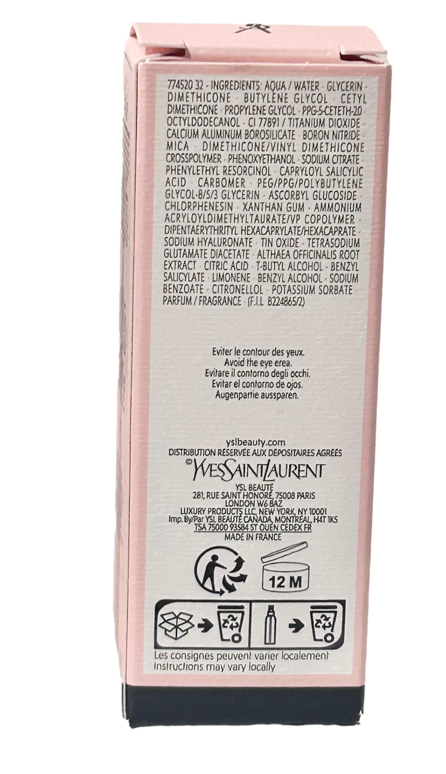 Amazon.com: YVES SAINT LAURENT Pure Shots Light Up Brightening